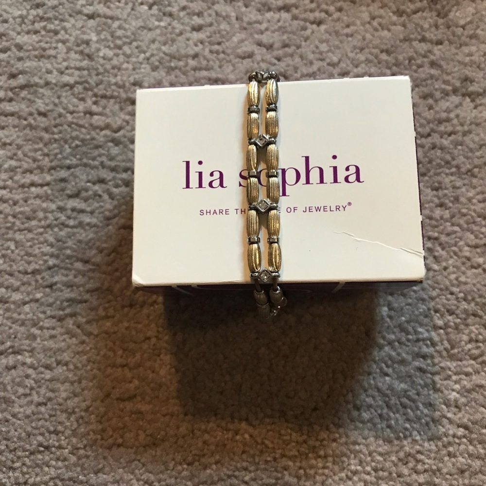 Lia Sophia bracelet and earrings